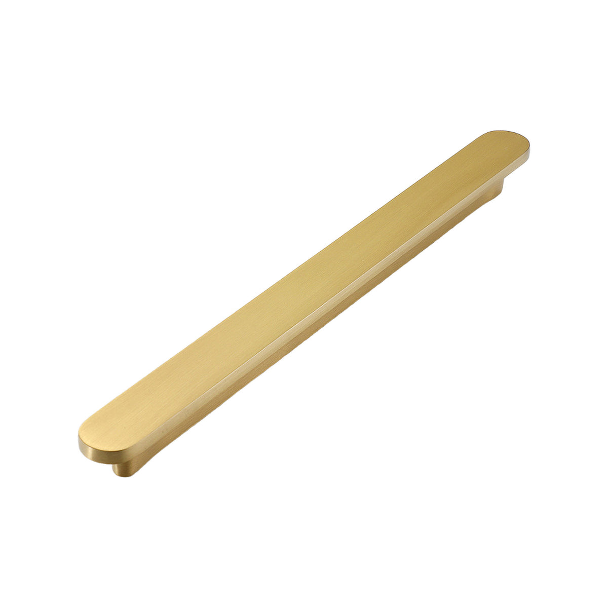 Solid brass cabinet finger pull, style #22, 192 mm.