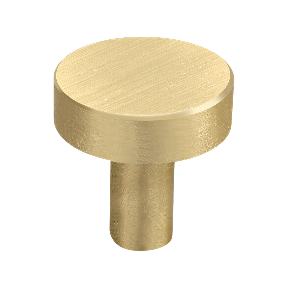 Solid brass cabinet knob, 20 mm brass.