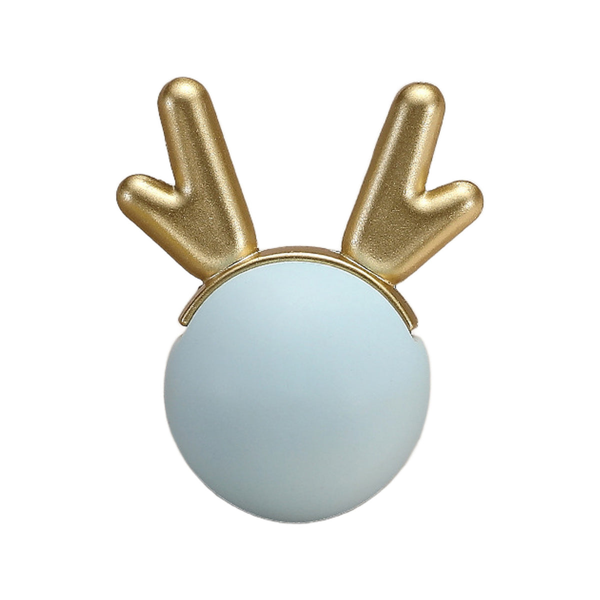 Ceramic cabinet knob, style #1, blue.