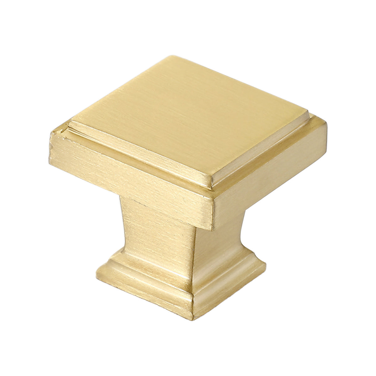 Solid brass cabinet knob, style #1.