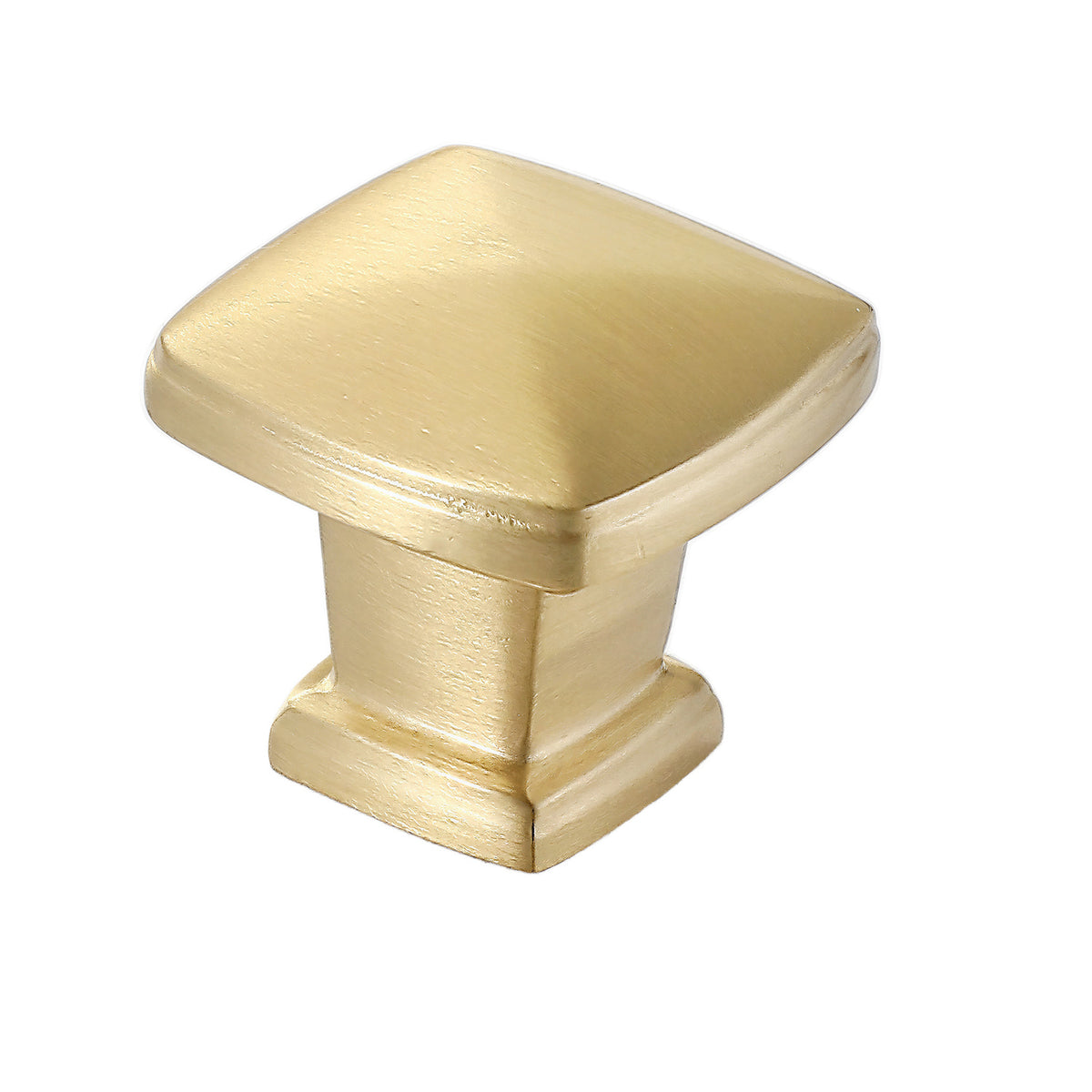 Solid brass cabinet knob, style #11.