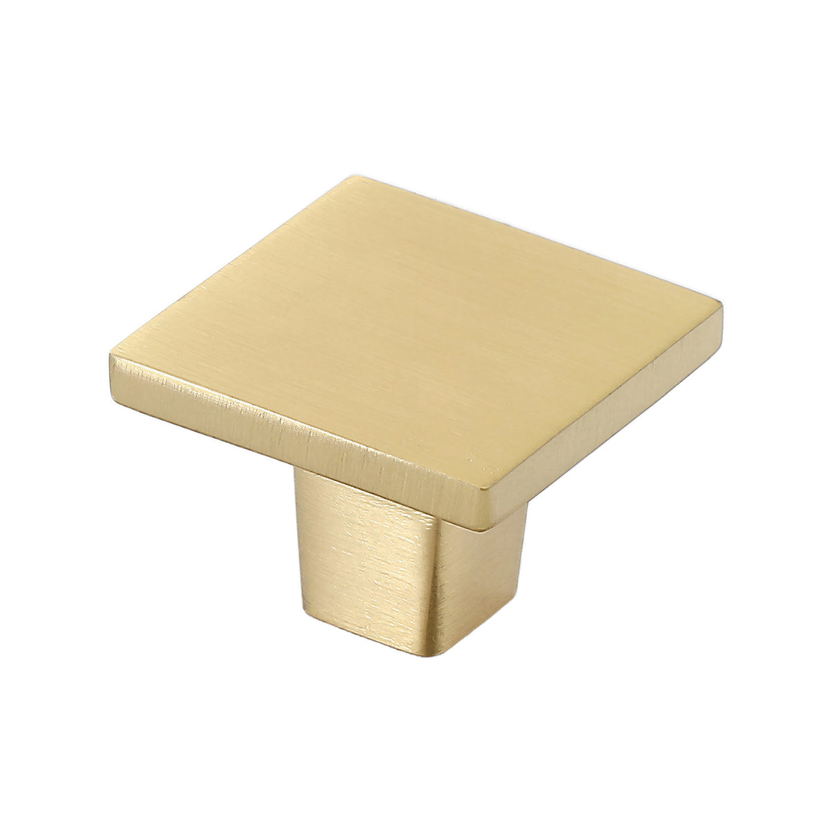 Solid brass cabinet knob, style #12.