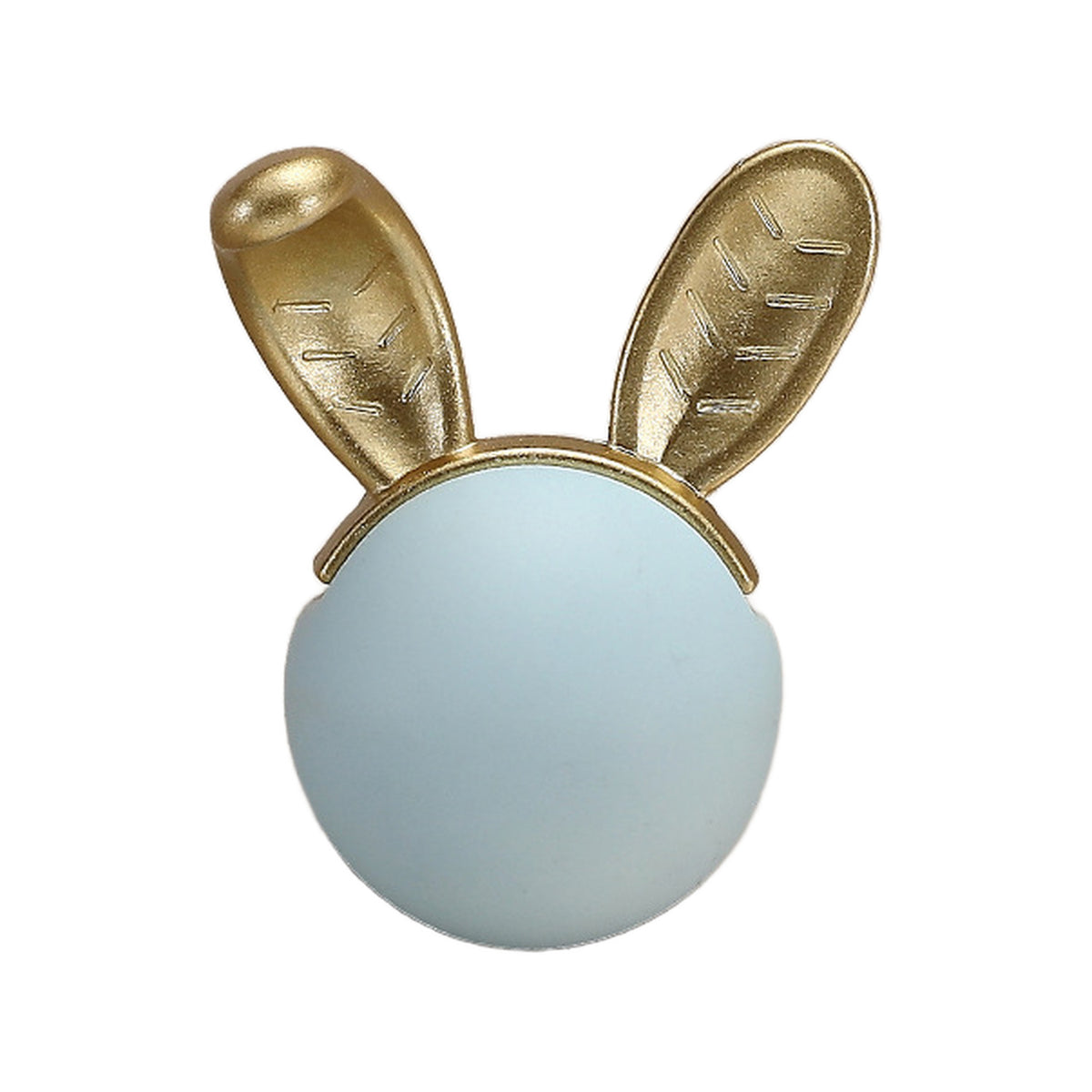 Ceramic cabinet knob, style #2, blue.