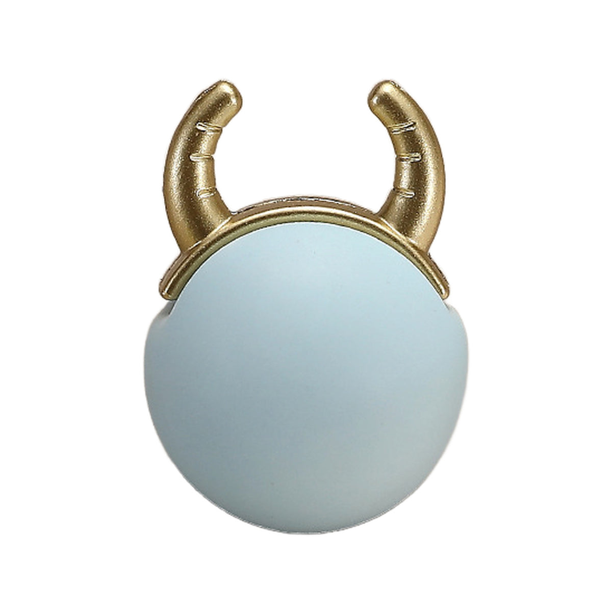 Ceramic cabinet knob, style #3, blue.