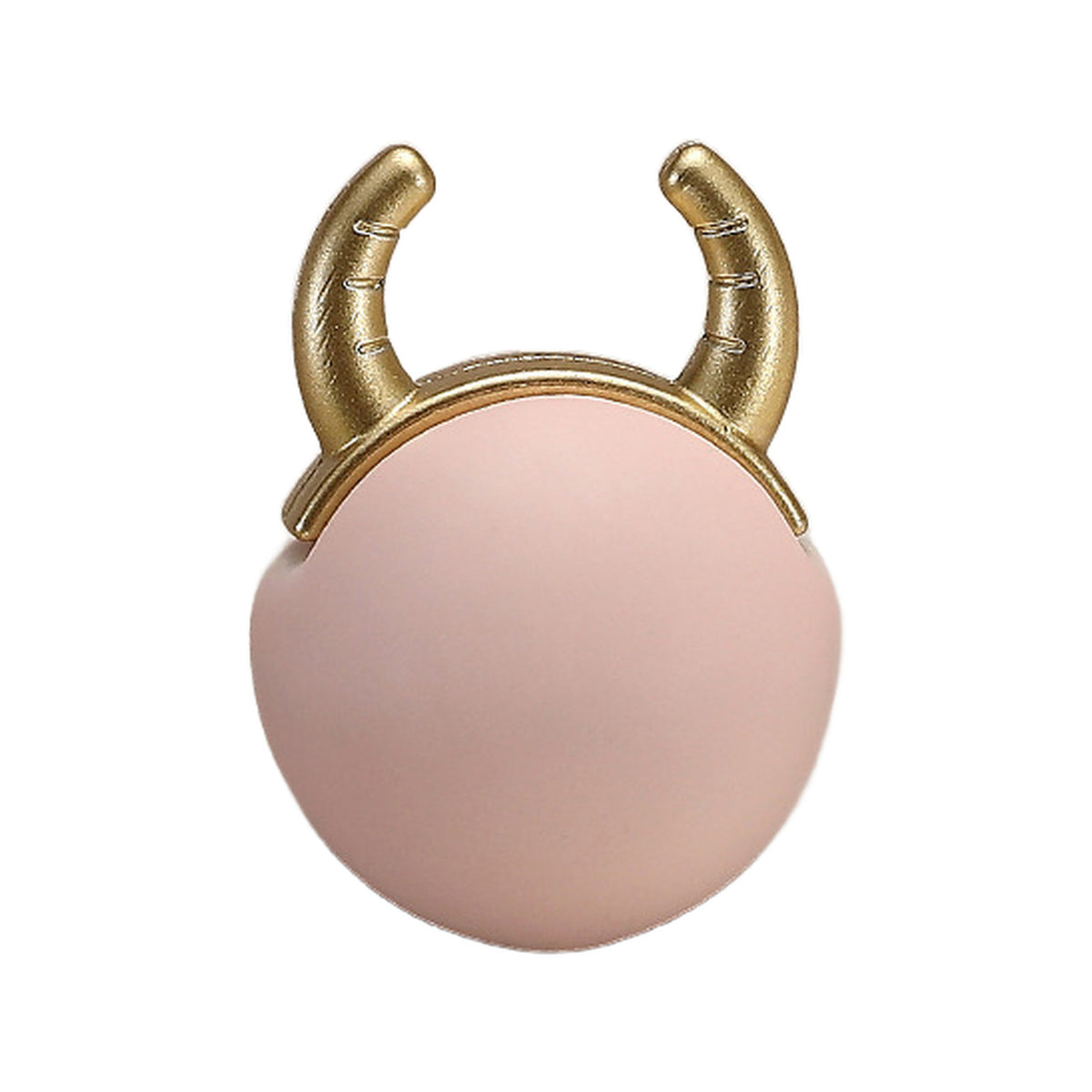 Ceramic cabinet knob, style #3, pink.