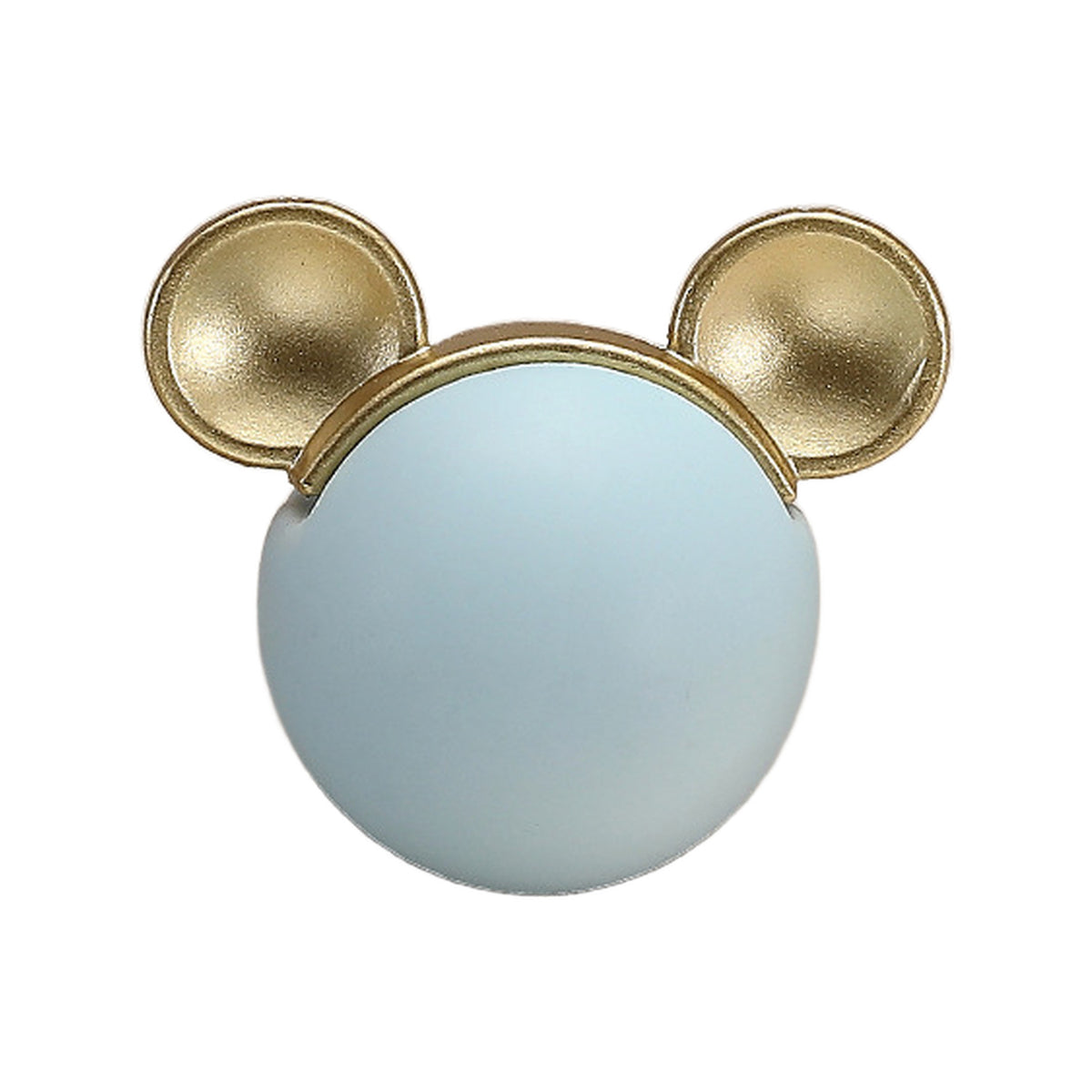 Ceramic cabinet knob, style #4, blue.