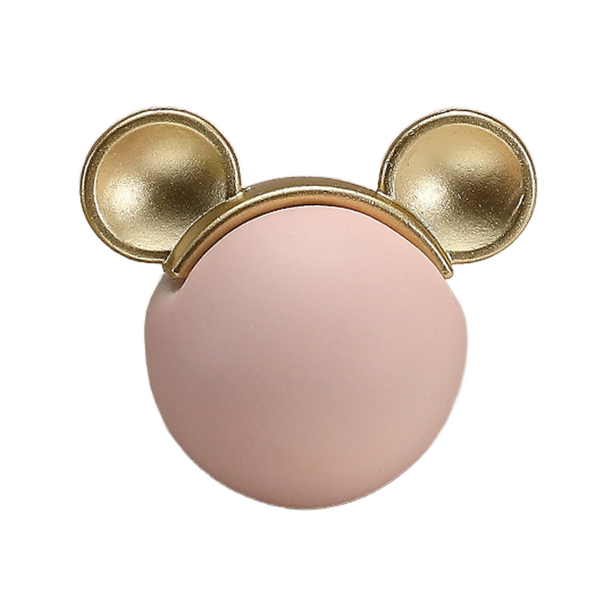 Ceramic cabinet knob, style #4, pink.