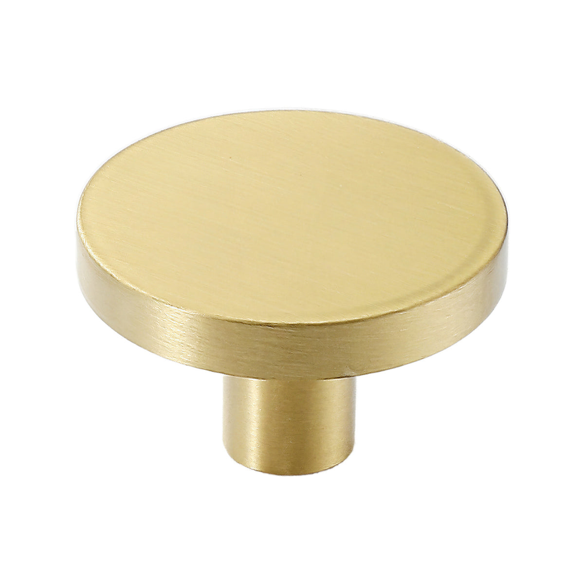 Solid brass cabinet knob, style #4.