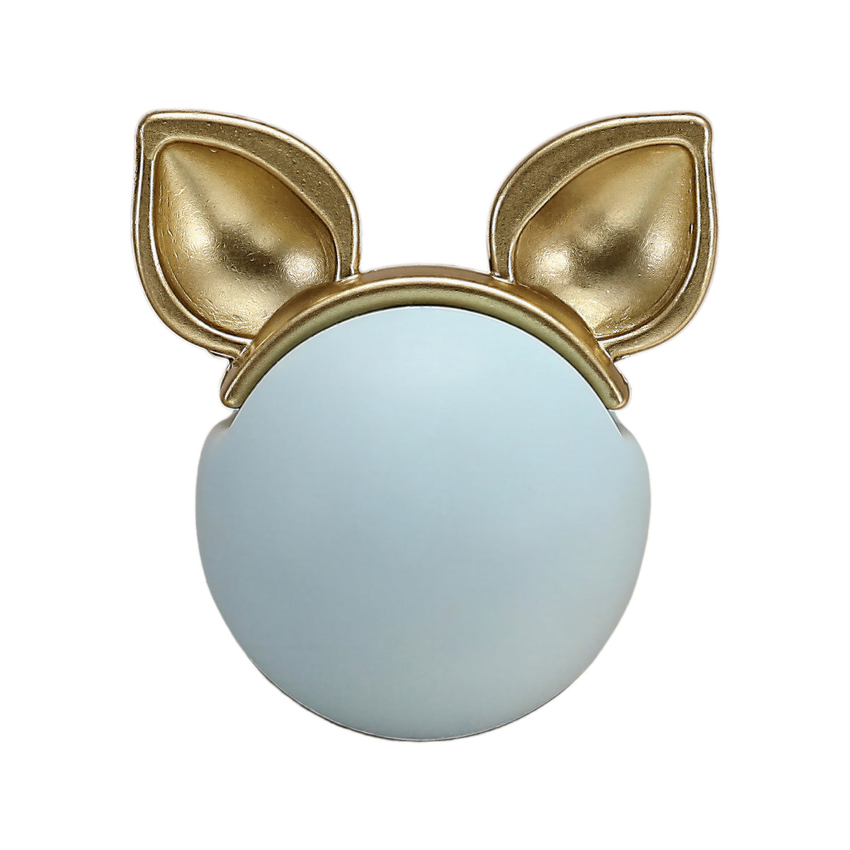 Ceramic cabinet knob, style #6, blue.