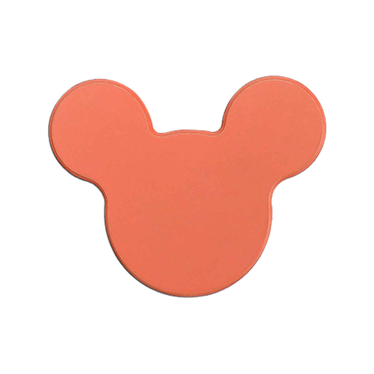 Orange mouse-shaped cabinet pull, option No. 2.