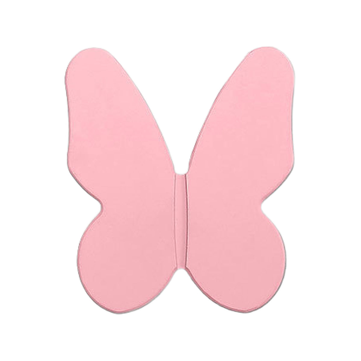 Pink butterfly-shaped cabinet pull, option No. 1.