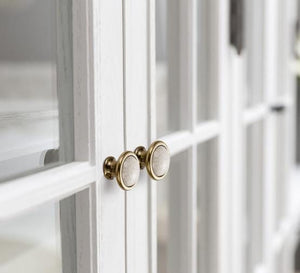 Ceramic Cabinet Pulls & Knobs - Antique Bronze Finish for Cabinets - #6 - 96mm / 1pc