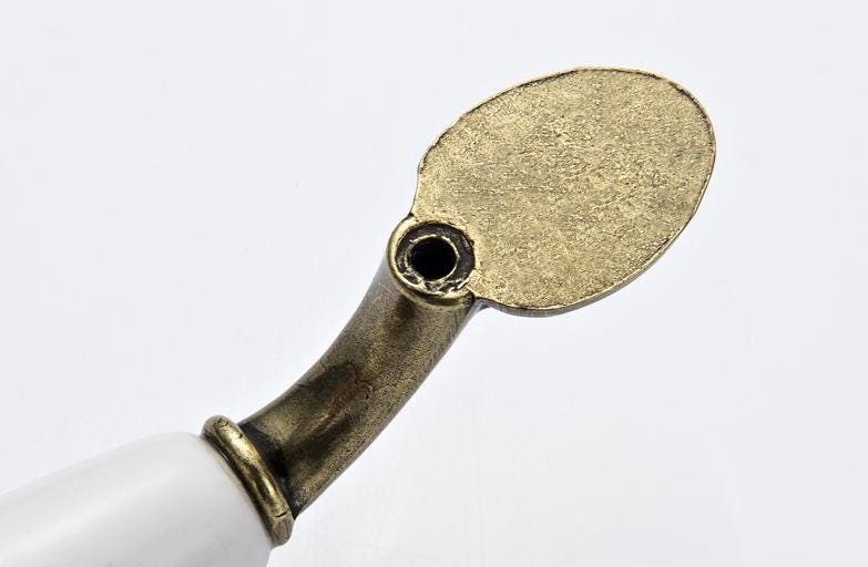 Ceramic Cabinet Pulls & Knobs - Bronze Finish Decorative Hardware - #5 - 96mm / 1pc