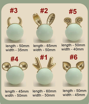Ceramic Cabinet Pulls & Knobs - White Finish Decorative Hardware - #1 Pink / 1pc