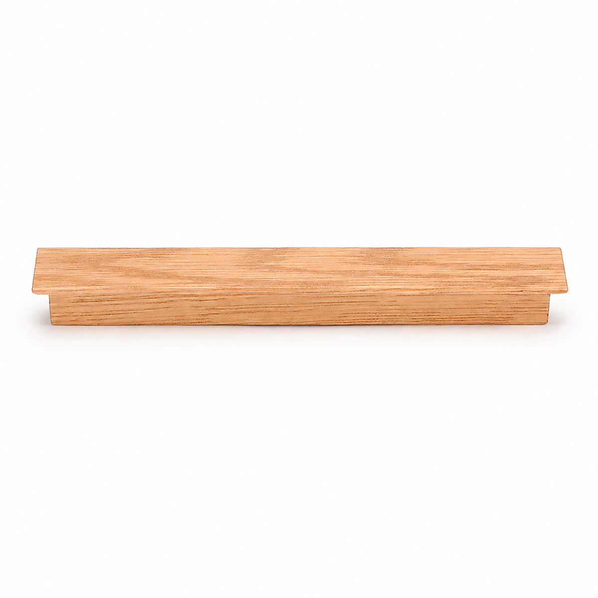 Oak wood cabinet finger pull, style #1 (160 mm option).