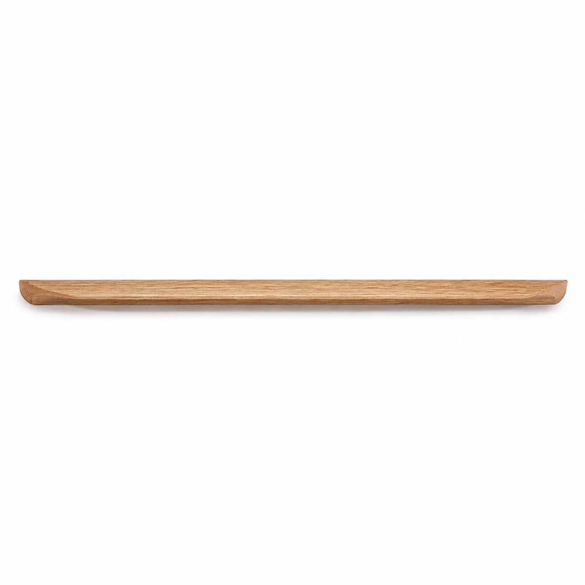 Oak wood cabinet finger pull, style #3 (320 mm option).