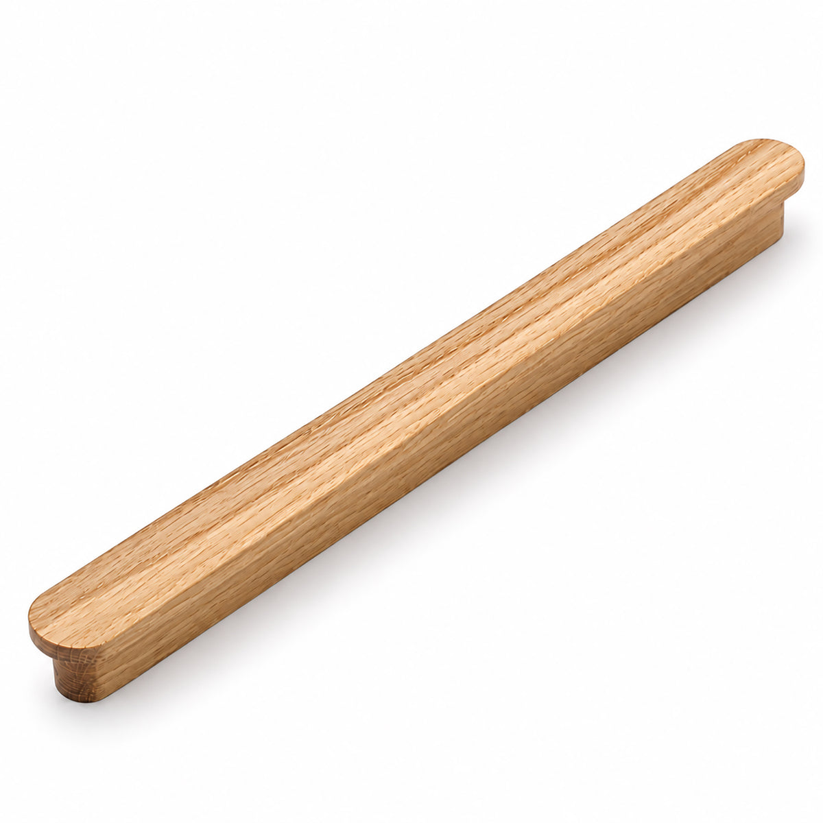 Oak wood slim cabinet finger pull, 320 mm option.