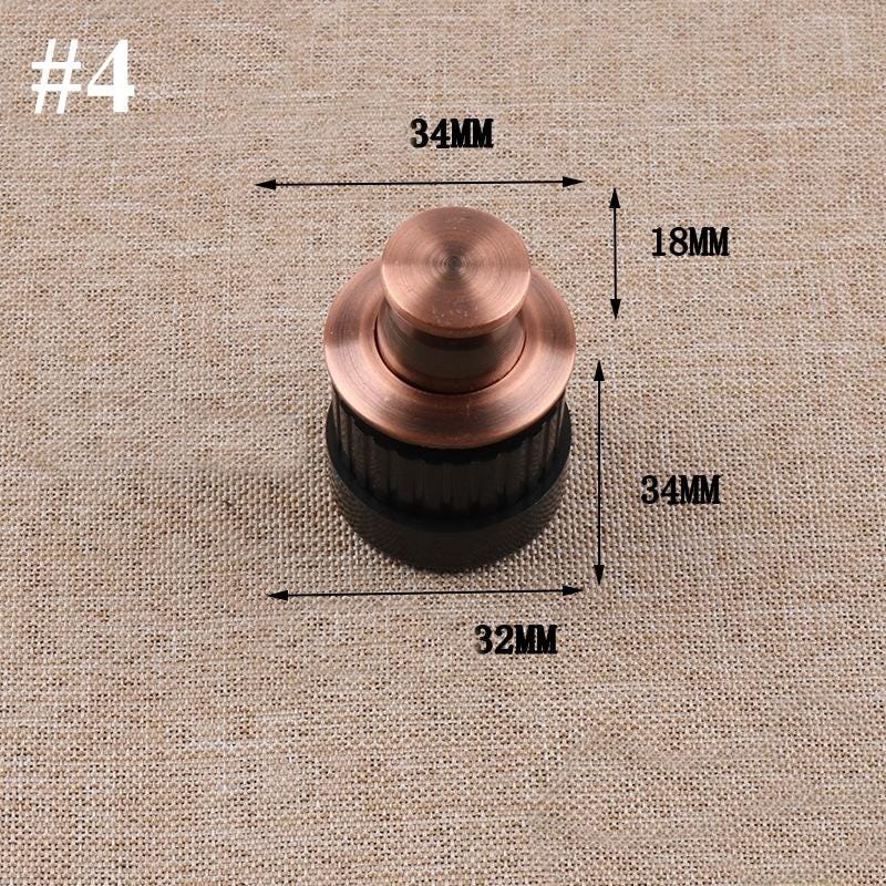 Brass Cabinet Pulls & Knobs - #1, #2, #3, #4, #5, #6 Finish Hardware - #5 / 1pc