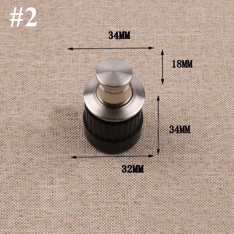 Hidden Shake Knob 34+18 x 32mm 1 3/8"+3/4" x 1 1/4" Invisible Embedded Handle Kitchen Cabinet Door Furniture Hardware Wholesale Bulk