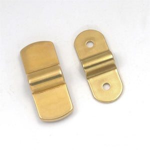 Solid Brass Mounting Brackets - Furniture Hardware for Leathercraft - view 7