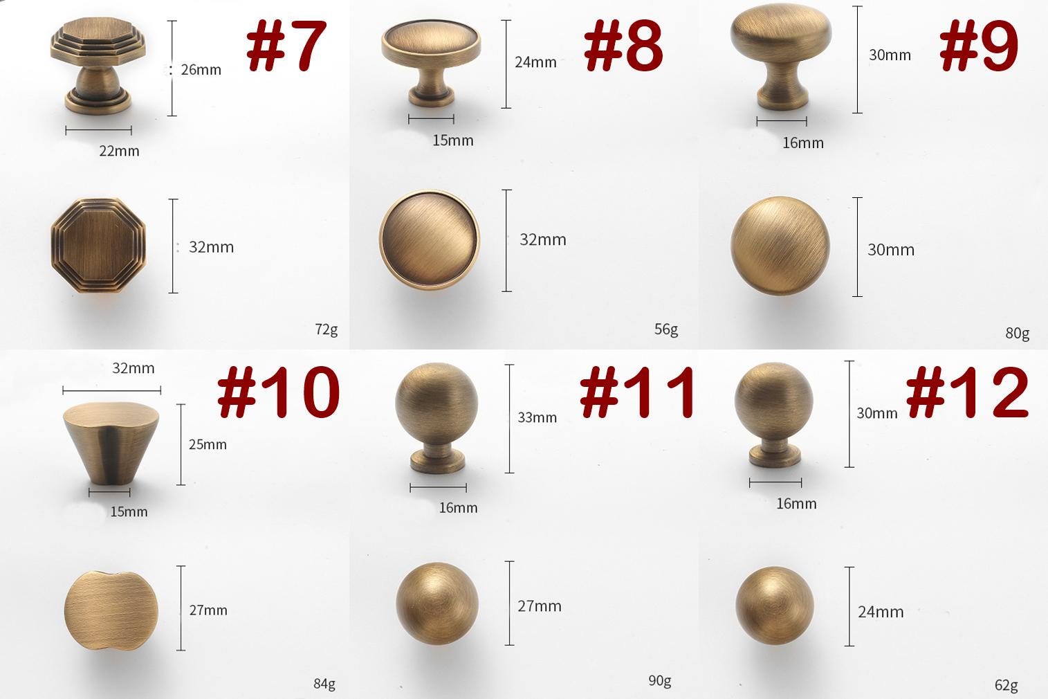 Aged Solid Brass Handles Knobs Cupboard Kitchen Cup Drawer Bin Pulls Antique Bronze Cabinet Door Furniture Decor Hardware Wholesale Bulk