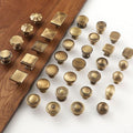 Solid Brass Cabinet Cup Pulls - Antique Bronze Finish for Cabinets - #1 / 1pc