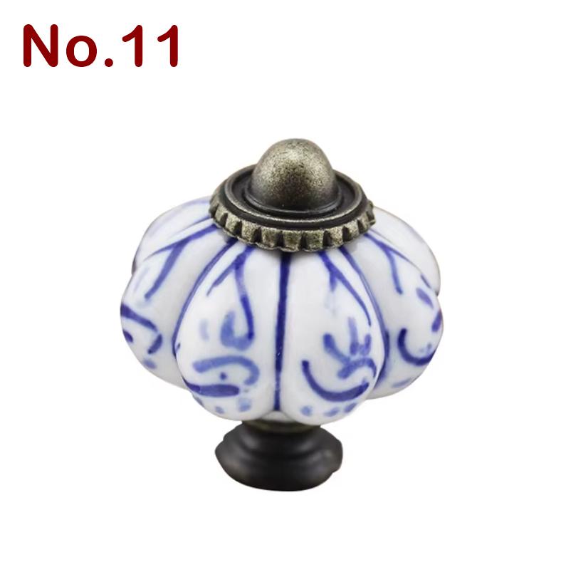 White Ceramic Handles Knobs 33x38mm Round Cupboard Kitchen Cup Drawer Bin Pulls Vintage Antique Bronze Cabinet Door Furniture Decor Hardware