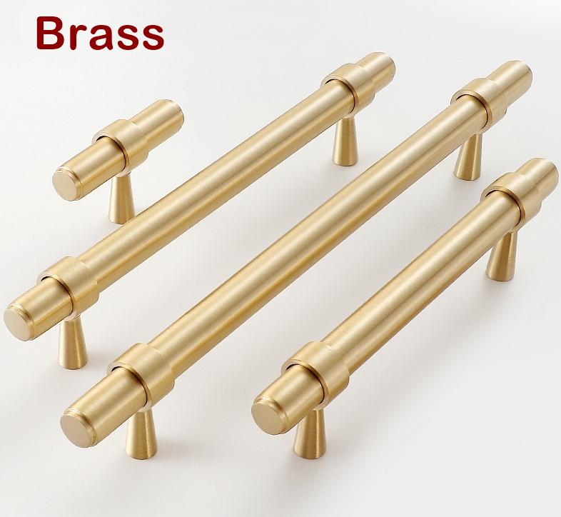 Solid Brass Handles Knobs Cupboard Kitchen Cup Drawer Bin Pulls Cabinet Door Furniture Decor Hardware Wholesale Bulk