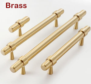 Solid Brass Cabinet Cup Pulls - Black Finish Decorative Hardware - Brass 168mm / 1pc