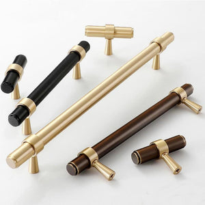 Solid Brass Cabinet Cup Pulls - Black Finish Decorative Hardware - Black 95mm / 1pc
