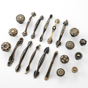 Solid Brass Round Cabinet Pulls & Knobs - Art Deco for Wardrobes - #5 34mm / 1pc