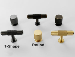 Solid Brass Round Cabinet Cup Pulls - Furniture Decorative Hardware - Brass 195mm / 1pc