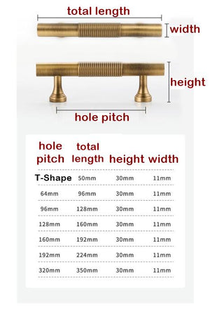 Solid Brass Knurled Cabinet Pulls & Knobs - Black Finish Hardware - Brass Round 32mm / 1pc