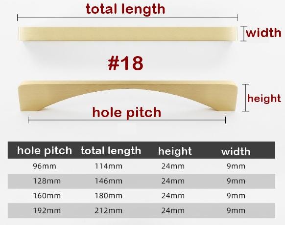 Modern Satin Gold Cabinet Handles Knobs Brushed Solid Brass Scandinavian Minimalist Pulls Bedroom Kitchen Bathroom Drawers Dresser Wardrobe