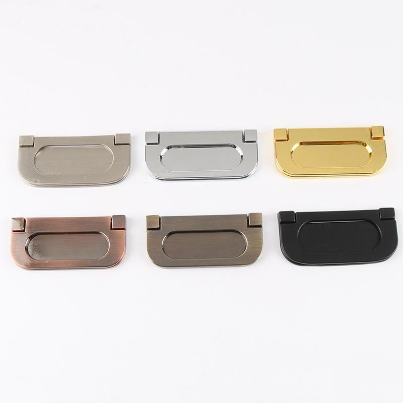 Concealed Kitchen Knob Handles 35 74mm 1 3/8 2 7/8" Cabinet Drawer Door Furniture Black Silver Gold Antique Wholesale Bulk