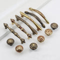 Solid Brass Round Cabinet Pulls & Knobs - Antique Bronze Finish - #1 - 30mm Round / 1pc