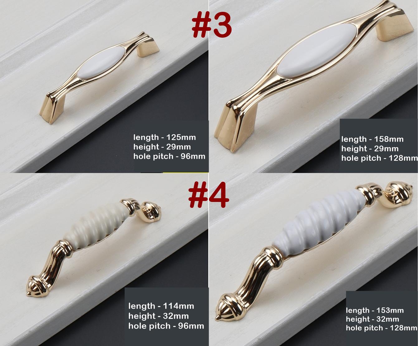 Solid Brass Round Cabinet Cup Pulls - Furniture Decorative Hardware - #3 - 158mm / 1pc