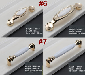 Solid Brass Round Cabinet Cup Pulls - Furniture Decorative Hardware - #4 - 114mm / 1pc