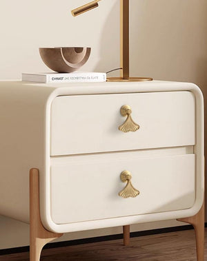 Solid Brass Ginkgo Cabinet Pulls & Knobs - Silver Finish Hardware - view 7
