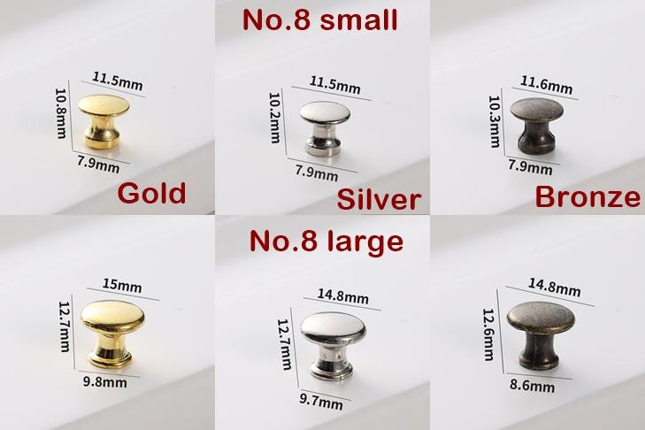 Alloy Floral Door Knocker Ring Pulls - Black Finish for Wardrobes - No.1 Gold / 10pcs