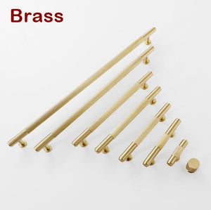 Solid Brass Round Cabinet Cup Pulls - Furniture Decorative Hardware - Brass 100mm / 1pc