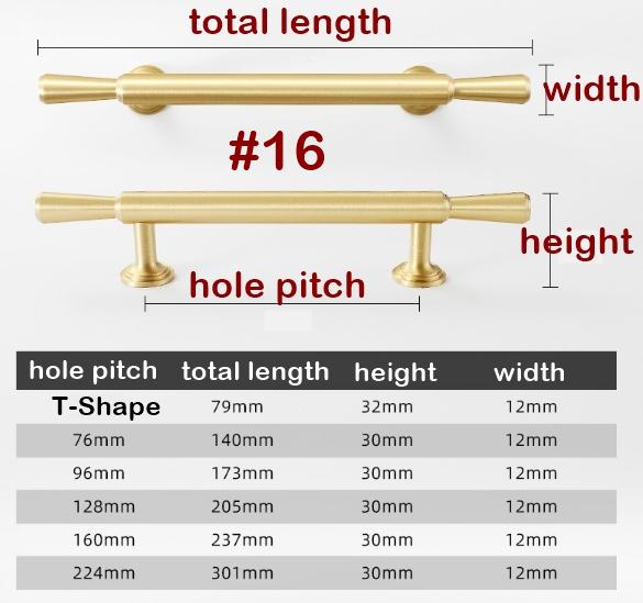 Modern Satin Gold Cabinet Handles Knobs Brushed Solid Brass Scandinavian Minimalist Pulls Bedroom Kitchen Bathroom Drawers Dresser Wardrobe