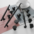 Solid Brass Cabinet Pulls & Knobs - Black Finish Furniture Hardware - #1 32mm / 1pc