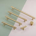Solid Brass Round Cabinet Cup Pulls - Furniture Decorative Hardware - Round / 1pc