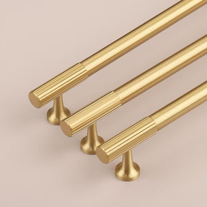 Solid Brass Round Cabinet Cup Pulls - Furniture Decorative Hardware - view 8
