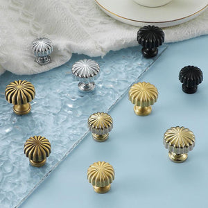 Solid Brass Cabinet Cup Pulls - Black Finish Decorative Hardware - Brass 25mm / 1pc