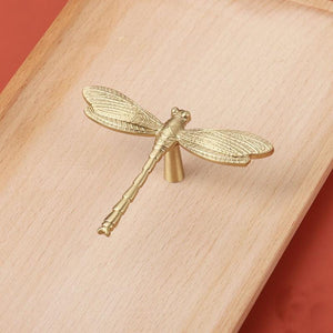 Solid Brass Cabinet Pulls & Knobs - Gold Finish Furniture Hardware - view 5