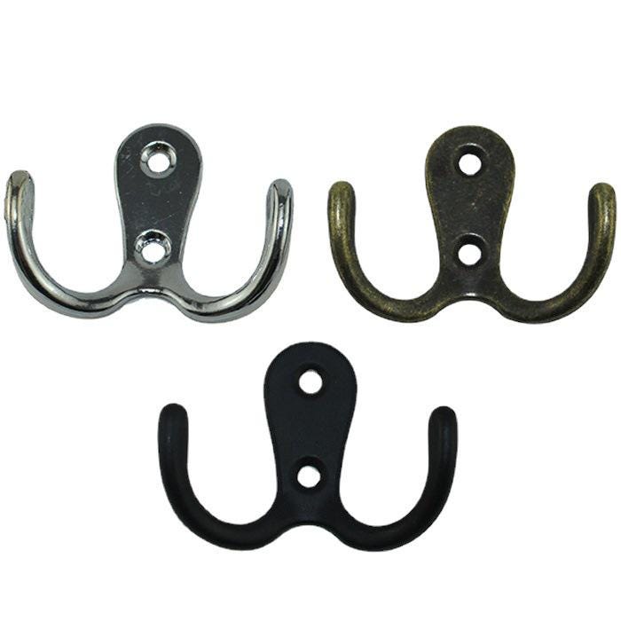 Kitchen Knob Hook Handles 55mm 2 1/8" Cabinet Drawer Door Furniture Black Silver Gold Antique Wholesale Bulk
