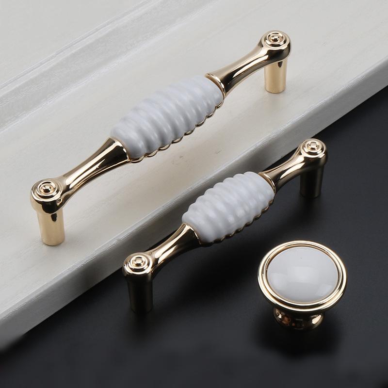 Solid Brass Handles Knobs Cupboard Kitchen Cup Drawer Bin Pulls Cabinet Door Furniture Decor Hardware Wholesale Bulk