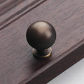 Solid Brass Vintage Cabinet Pulls & Knobs - Antique Bronze Finish - #12 / 1pc